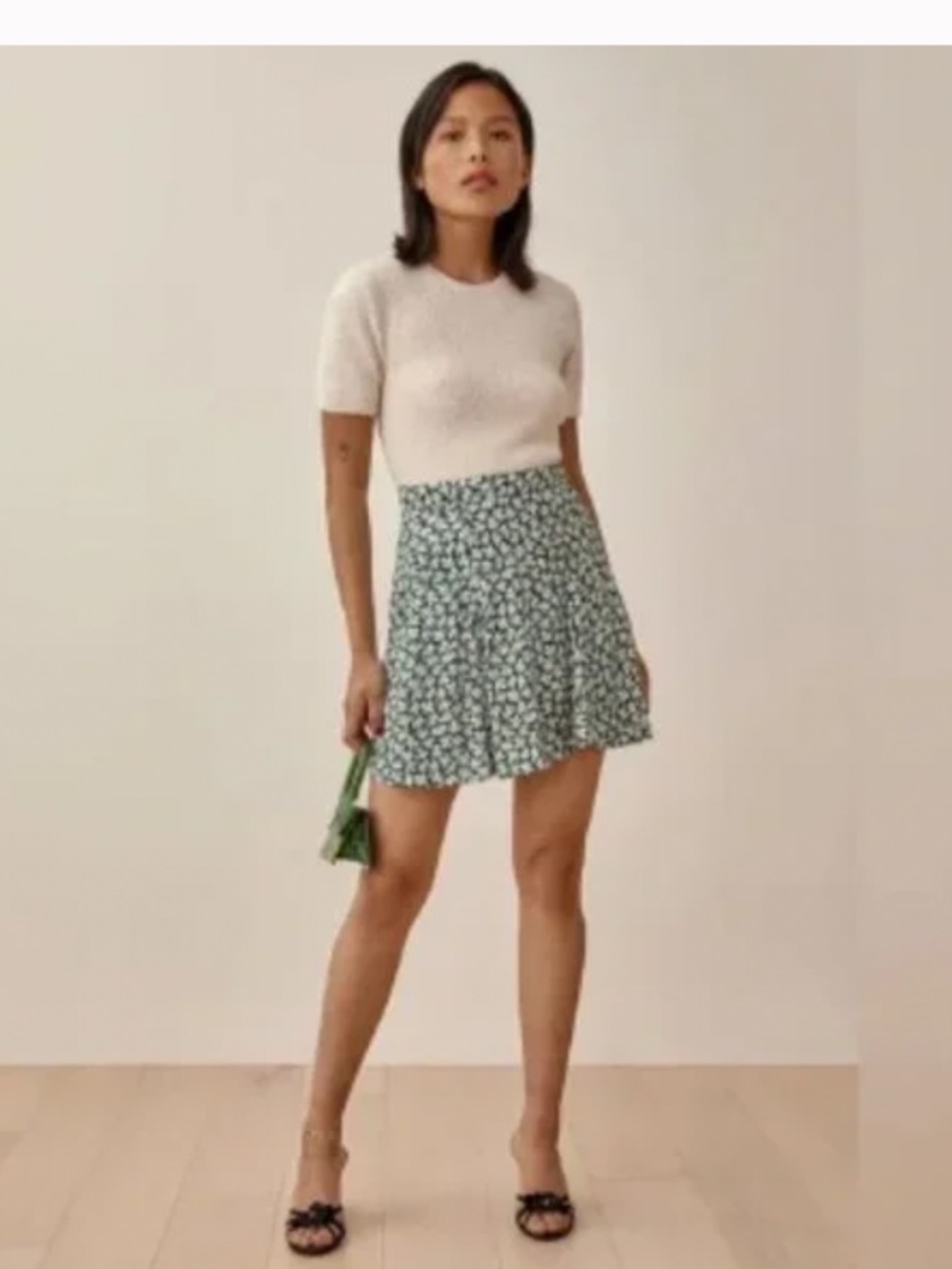 Reformation Flounce Skirt